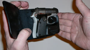 J&J Leather Pocket Holster For Beretta Tomcat 3032 – Wallet-Style Concealment