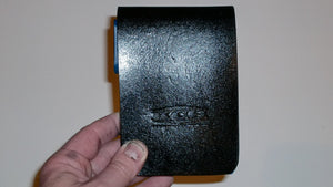 Wallet style top covered back pocket holster for licensed concealed weapon carry of Beretta Nano