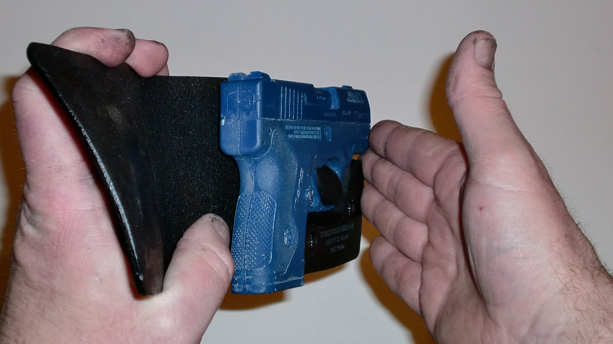Pocket Holster Wallet Style For Beretta Pico – Full Concealment, Leather/Plastic, Made USA, Kevinsconcealment.com