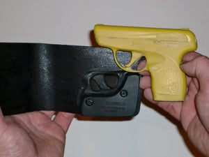 Wallet style top covered back pocket holster for licensed concealed weapon carry of Taurus Spectrum