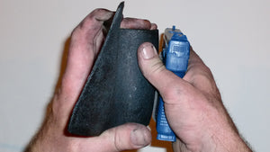 Wallet style top covered back pocket holster for licensed concealed weapon carry of Kahr PM45