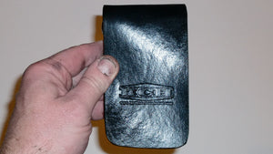 Wallet style top covered back pocket holster for licensed concealed weapon carry of NAA Sidewinder