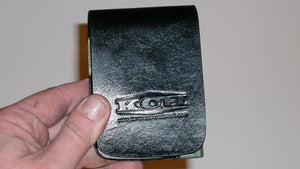 Wallet style top covered back pocket holster for licensed concealed weapon carry of Seecamp 32 380