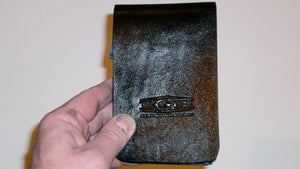Wallet style top covered back pocket holster for licensed concealed weapon carry of Sig Sauer P938