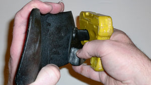Wallet style top covered back pocket holster for licensed concealed weapon carry of Taurus Curve