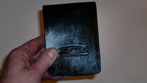 Wallet style top covered back pocket holster for licensed concealed weapon carry of Taurus TCP